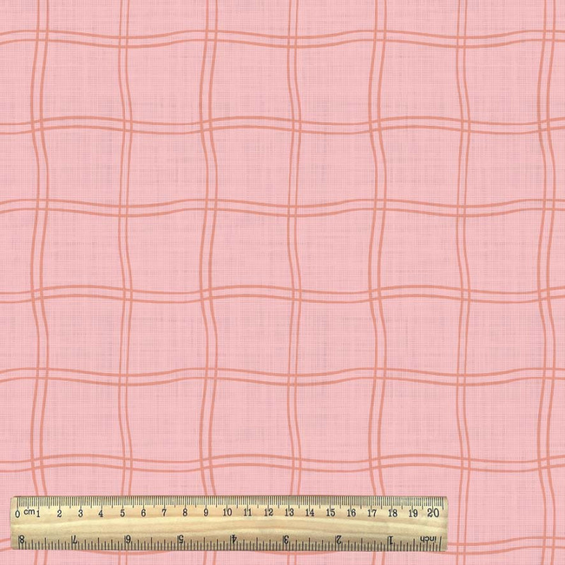 Printed Cotton MARCEAU Strawberry Milk / Aurora